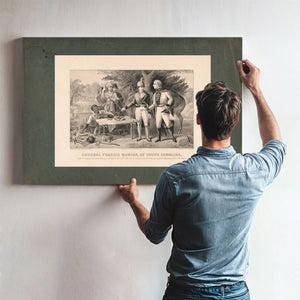 General Francis Marion of South Carolina 1876 — Framed Wall Art Room View | Bella Frye
