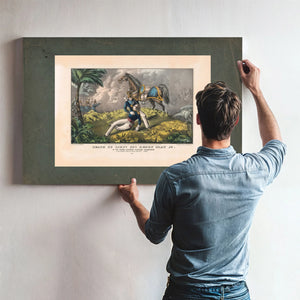 Death of Lieut Col Henry Clay Jr of the Second Regiment Kentucky Volunteers — Framed Wall Art Room View | Bella Frye