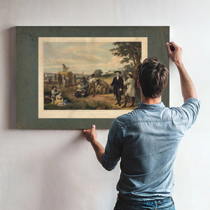 Life of George Washingtonthe Farmer 1854 — Framed Wall Art Room View | Bella Frye