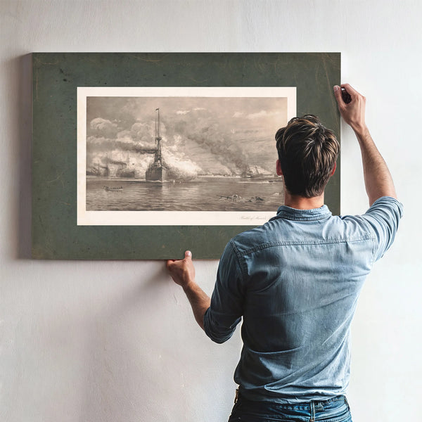 Battle of Manila Bay 1898 — Framed Wall Art Room View | Bella Frye