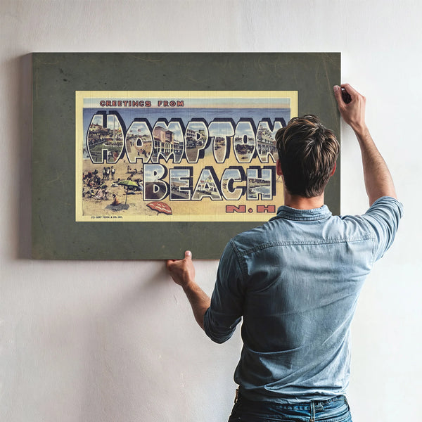 New Hampshire Hampton Beach — Framed Wall Art Room View | Bella Frye