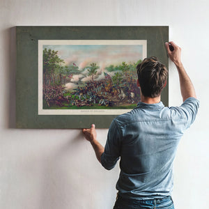 Battle of Atlantadeath of General James B Mcphersonjuly 22d 1864army of the — Framed Wall Art Room View | Bella Frye