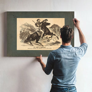 Col John C Fremont Republican Candidate for the President of the United Stat — Framed Wall Art Room View | Bella Frye