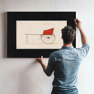 Mail Cart — Framed Wall Art Room View | Bella Frye
