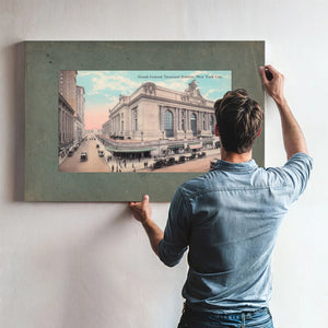 The Iron Cathedral Grand Central Terminal in the Age of Steam — Framed Wall Art Room View | Bella Frye