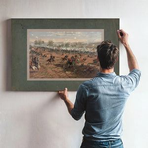 Battle of Gettysburg 1887 — Framed Wall Art Room View | Bella Frye