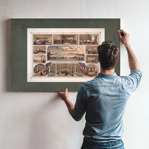 Citizens Volunteer Hospital Corner of Broad St Washington Avenue Philadelph — Framed Wall Art Room View | Bella Frye
