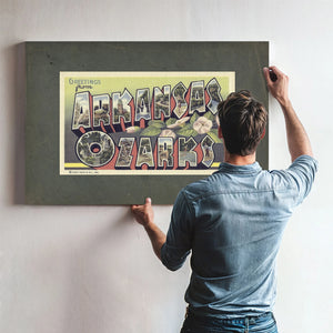 Arkansas Ozarks — Framed Wall Art Room View | Bella Frye