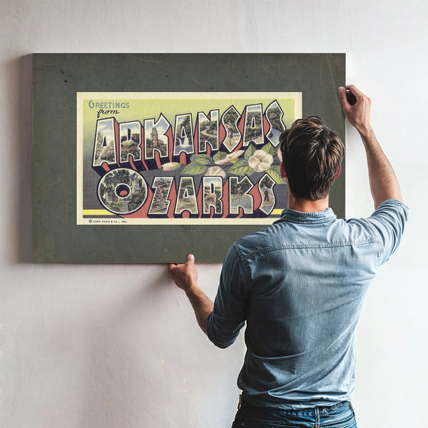 Arkansas Ozarks — Framed Wall Art Room View | Bella Frye