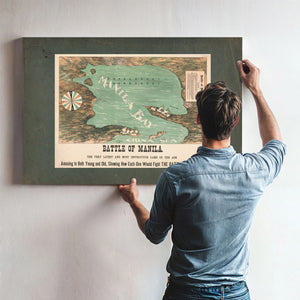 Battle of Manila 19th Century — Framed Wall Art Room View | Bella Frye