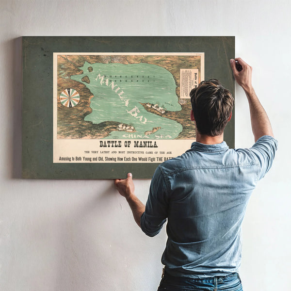 Battle of Manila 19th Century — Framed Wall Art Room View | Bella Frye