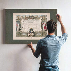 Emancipation Ordinance of Missouri an Ordinance Abolishing Slavery in Missou — Framed Wall Art Room View | Bella Frye