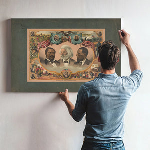 Heroes of the Colored Race 1883 — Framed Wall Art Room View | Bella Frye