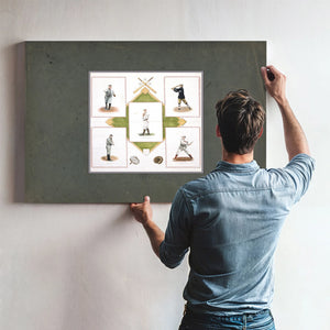Souvenir Square Usa 1912 — Framed Wall Art Room View | Bella Frye