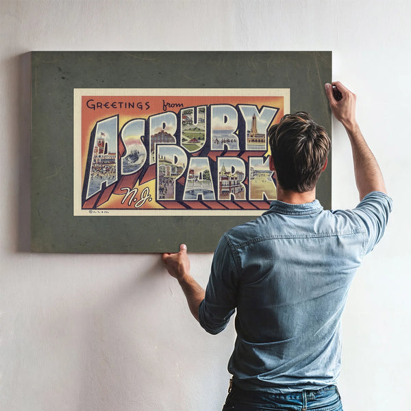 New Jersey Asbury Park — Framed Wall Art Room View | Bella Frye