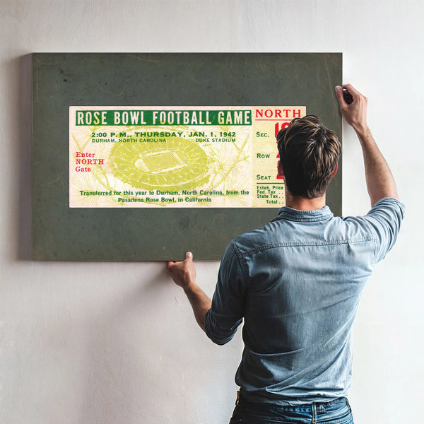 Rose Bowl Ticket 634918929 66fd9c — Framed Wall Art Room View | Bella Frye
