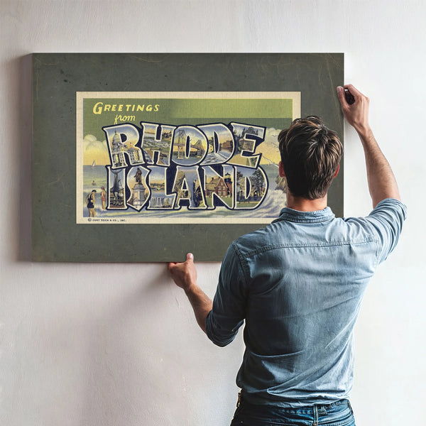 Rhode Island — Framed Wall Art Room View | Bella Frye