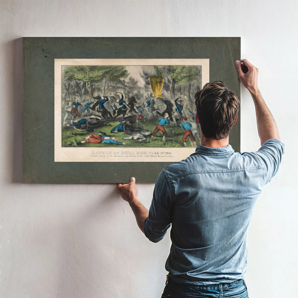 Battle of Bull Run Va July 21st 1861 1861 — Framed Wall Art Room View | Bella Frye