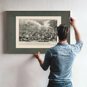 Battle of Fair Oaks Va May 31st 1862 1862 — Framed Wall Art Room View | Bella Frye