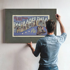 Pennsylvania Philadelphia — Framed Wall Art Room View | Bella Frye
