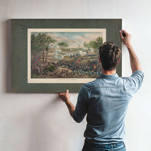 Battle of Cold Harbor 1888 — Framed Wall Art Room View | Bella Frye