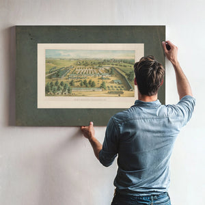Camp Carroll Baltimore Md 1862 — Framed Wall Art Room View | Bella Frye