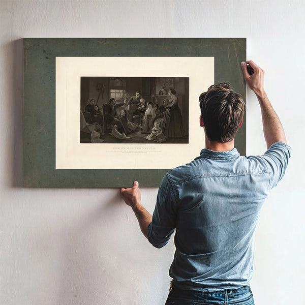 How We Won the Battle 19th Century — Framed Wall Art Room View | Bella Frye