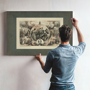 Emancipation 1865 — Framed Wall Art Room View | Bella Frye