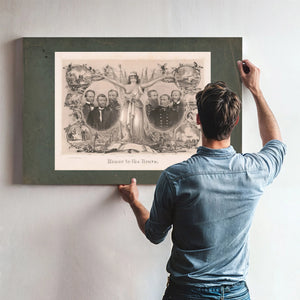 Honor to the Brave 1865 — Framed Wall Art Room View | Bella Frye