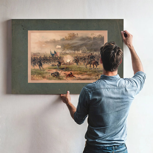 Battle of Antietam 1887 — Framed Wall Art Room View | Bella Frye