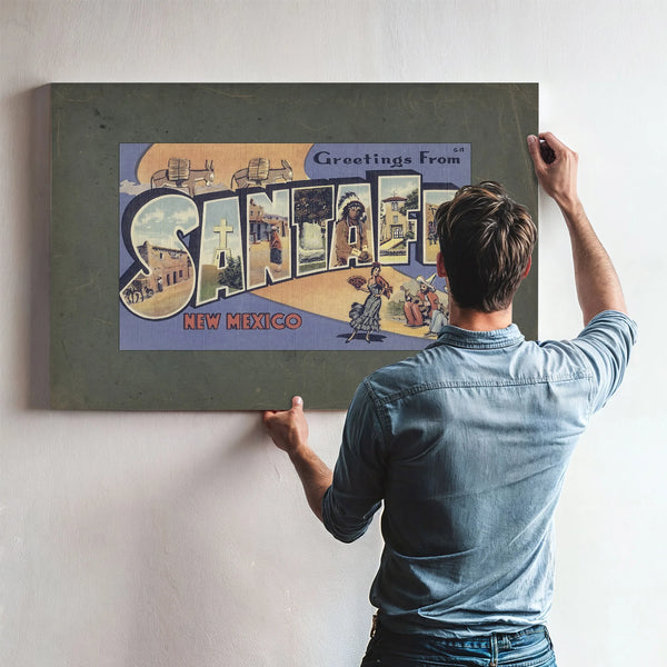 New Mexico Santa Fe — Framed Wall Art Room View | Bella Frye