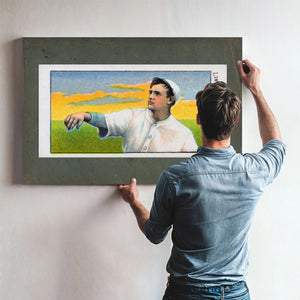 E92 Dockman and Sons Christy Mathewson — Framed Wall Art Room View | Bella Frye