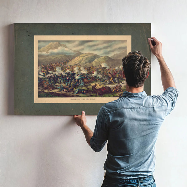 Battle of the Big Horn 1889 — Framed Wall Art Room View | Bella Frye