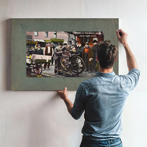 The Huddled Masses of Mulberry Bend — Framed Wall Art Room View | Bella Frye