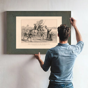 Discovery of the Mississippi_ by Ferdinand De Soto and His Followers May 154 — Framed Wall Art Room View | Bella Frye