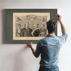 General John Alexander Logan Family 1887 — Framed Wall Art Room View | Bella Frye