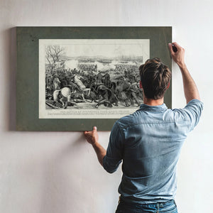 Battle of Pittsburgh Tenn April 7th 1862 1862 — Framed Wall Art Room View | Bella Frye