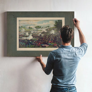 Battle of Bull Runjuly 21st 1861federal Gen Mcdowell Confederate Gen Beaureg — Framed Wall Art Room View | Bella Frye