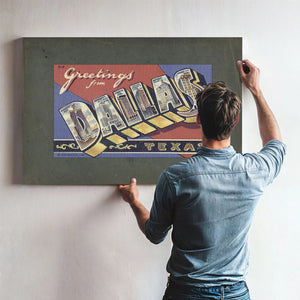 Texas Dallas — Framed Wall Art Room View | Bella Frye