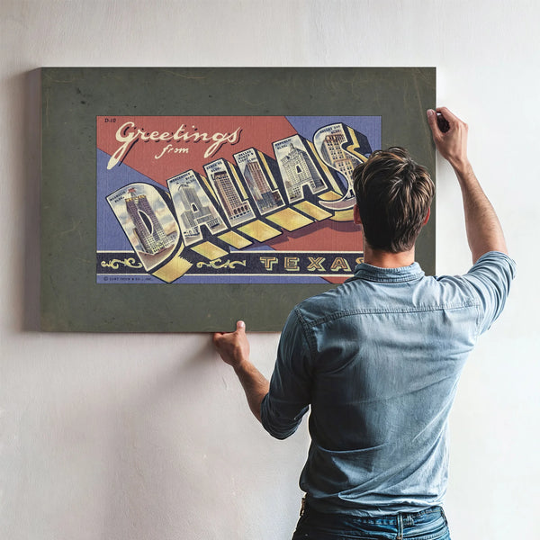 Texas Dallas — Framed Wall Art Room View | Bella Frye