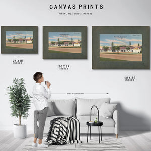 Pilot Butte Motor Court — vintage wall art by Bella Frye