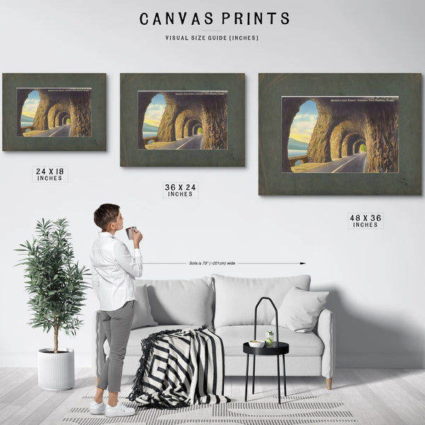 Mitchell's Point Tunnel Columbia River Highway Oregon — vintage wall art by Bella Frye