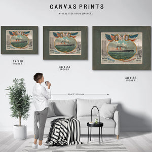 Compagnie Generale Transatlantique 19 — Framed Wall Art Room View | Bella Frye