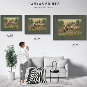 Battle of Quingua Phil I April 23 1899 1899 — Framed Wall Art Room View | Bella Frye