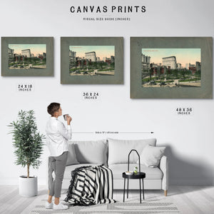 Union Square in Fading Light a Manhattan Memory Suspended in Time — Framed Wall Art Room View | Bella Frye