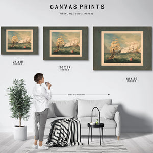 Gw Gail Ax Navy 1886 — Framed Wall Art Room View | Bella Frye
