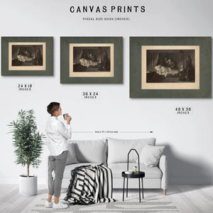 Last Moments of Washington 1864 — Framed Wall Art Room View | Bella Frye