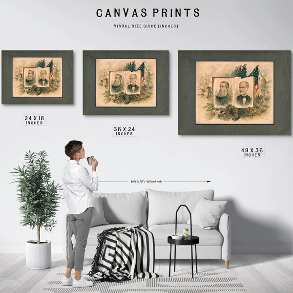 Heroes of the War 1891 — Framed Wall Art Room View | Bella Frye