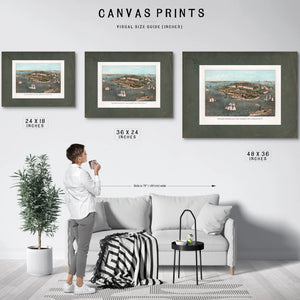 Fortress Monroe Old Point Comfort and Hygeia Hotel Va 1861 — Framed Wall Art Room View | Bella Frye
