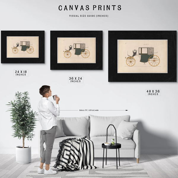 Design for Landaulet No 4211 — Framed Wall Art Room View | Bella Frye
